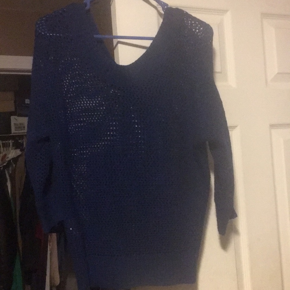 Navy blue sweater